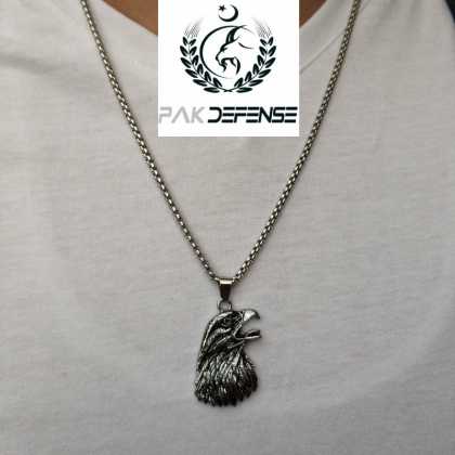 Antique Silver 3D Eagle Locket PAKDEFENSE