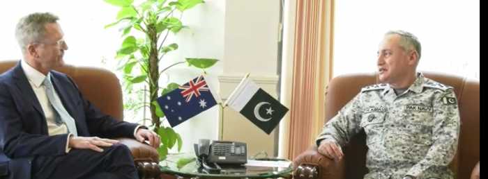 Australian High Commissioner Meets PAK NAVY CHIEF Admiral Zaffar Mahmood Abbasi