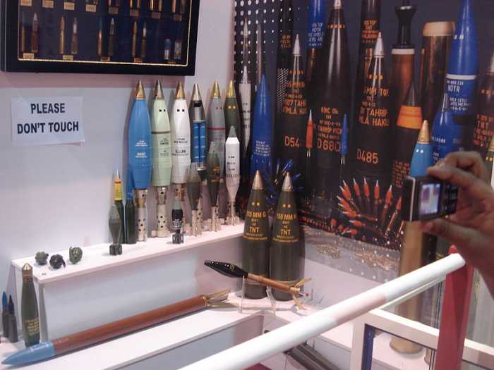 Bombs Artillery and Shells Made by POF Wah