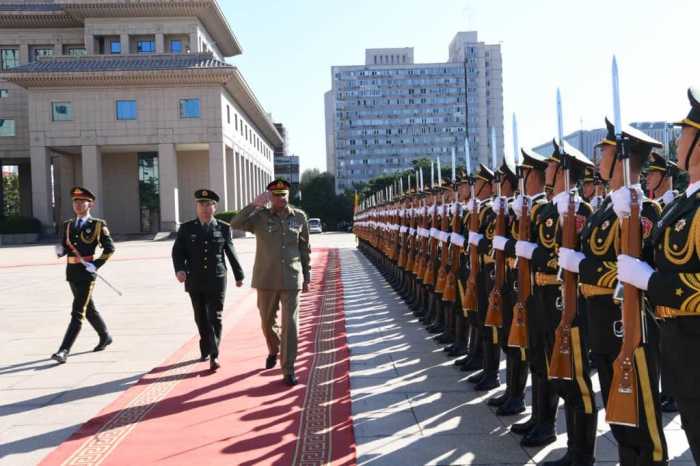 COAS CHINA VISIT