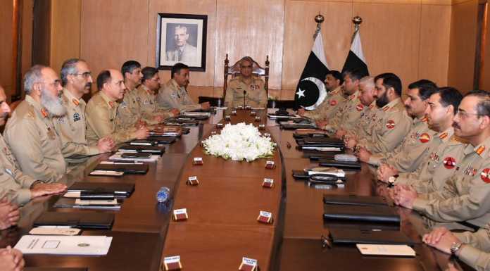 Corps Commanders Meeting