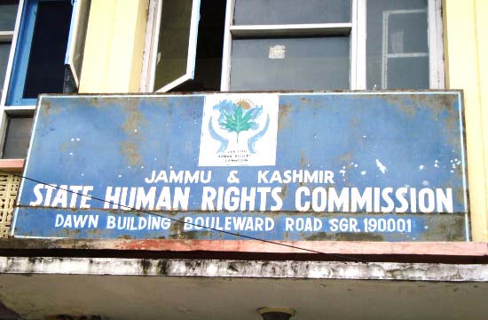 indian government Shut Down the Jammu & KASHMIR State Human RIghts Commission (SHRC)