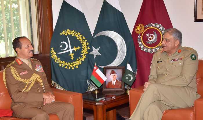 OMAN CHIEF OF STAFF VISITS GHQ RAWALPINDI