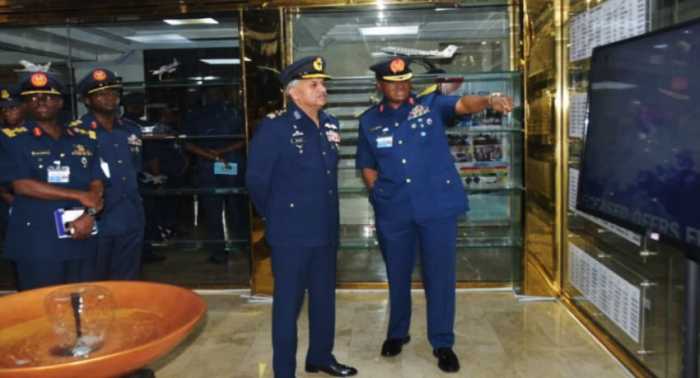 PAF CHIEF VIsit Nigeria Headquarter