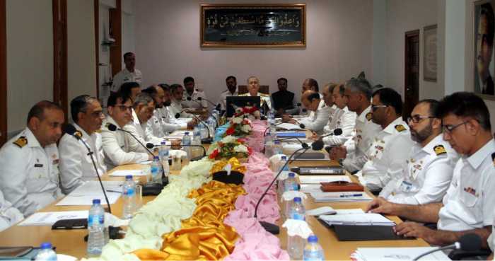 PAK NAVAL CHIEF Visits to PMSA and PAK NAVY Installations at Coastal Area Meeting