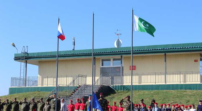 PAKISTAN Russian Druzhba 2019 Military Exercise at Ceremony