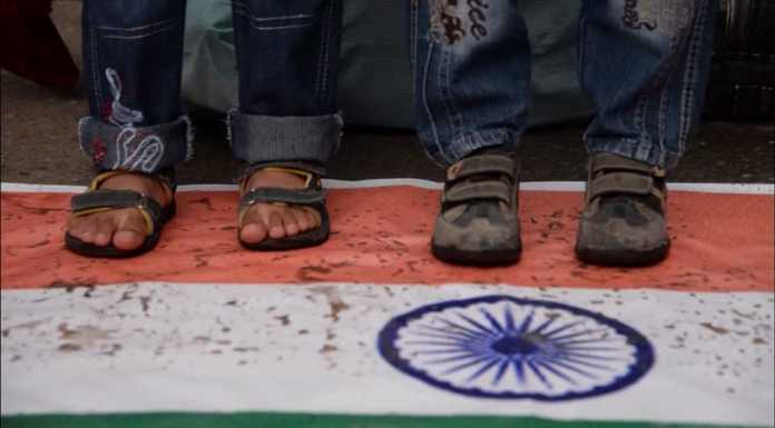 indian flag humiliation