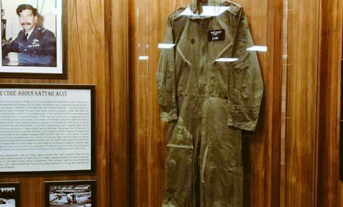 israeli pilot uniform in PAF Museum