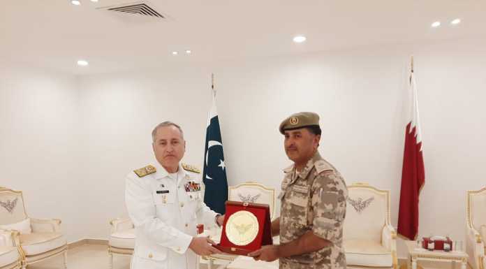 CHIEF OF NAVAL STAFF Called on Commander Qatar Emiri Air Forces (QEAF)