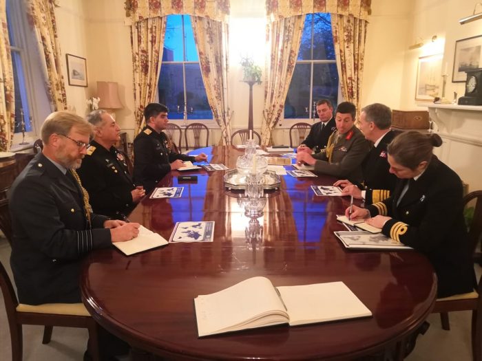 CNS Admiral Zafar Mahmood Abbasi UK Visit during Meeting