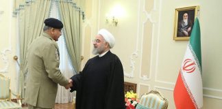 COAS Gen Bajwa Meets Iranian President During Official Iran Visit