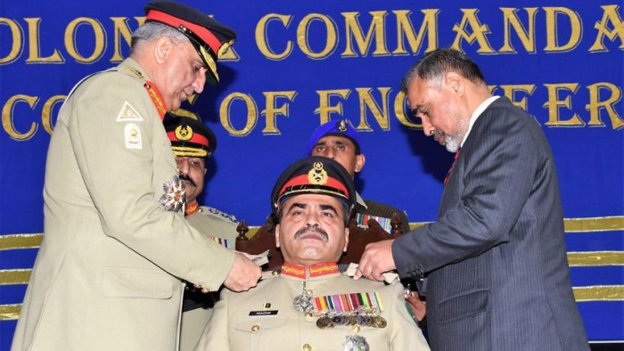 COAS installed Lieutenant Gen Moazzam Ejaz as Colonel Commandant Corps of Engineers