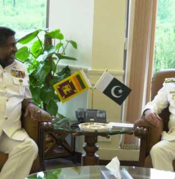 Chief of Defense Staff Sri Lanka Armed Forces Admiral Wijegunaratne Visit NAVAL HQ ISLAMABAD
