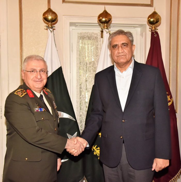 TURKISH Armed Forces Commander General Yaşar Güler Appreciates PAKISTAN ARMY's Role In Ensuring Regional Peace and Stability