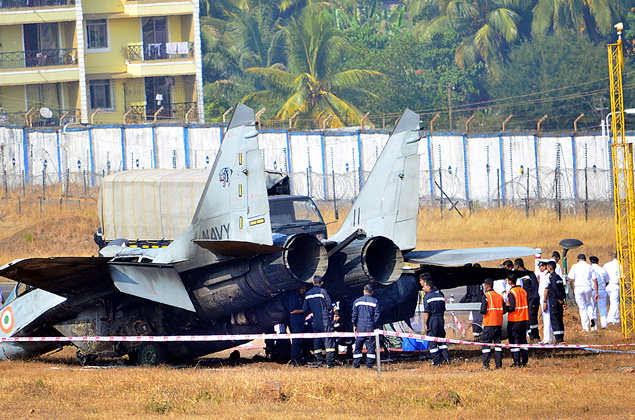 indian MiG29K Crashed near Goa