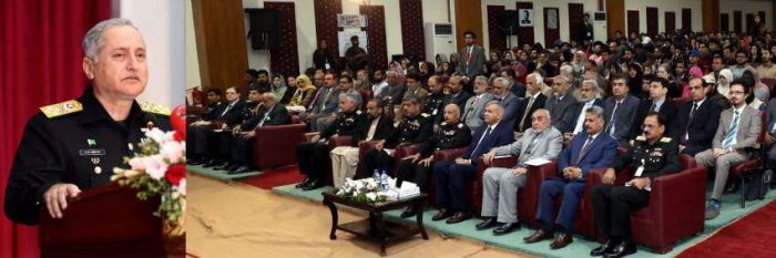 CNS During PAKISTAN NAVY Pay Tribute To Spiritual Founder Of PAKISTAN Dr. Allama Mohammad Iqbal At Bahria University Islamabad