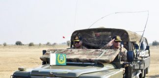 COAS General Bajwa Visited Strike Corps Near Bahawalpur