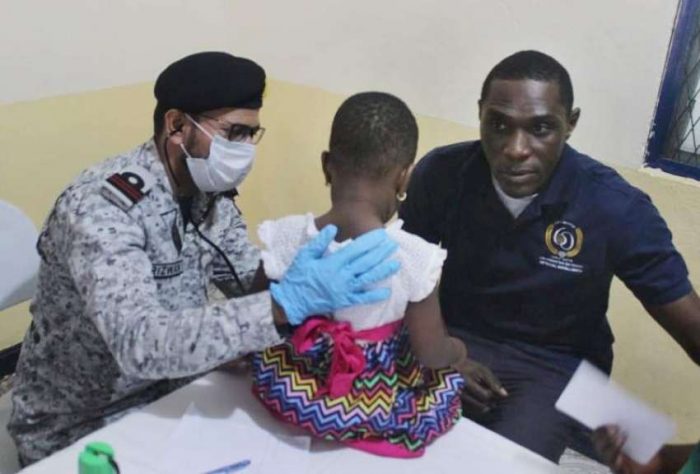Doctors and Paramedics of PAK NAVY established freed medical camp in Ghana Visit