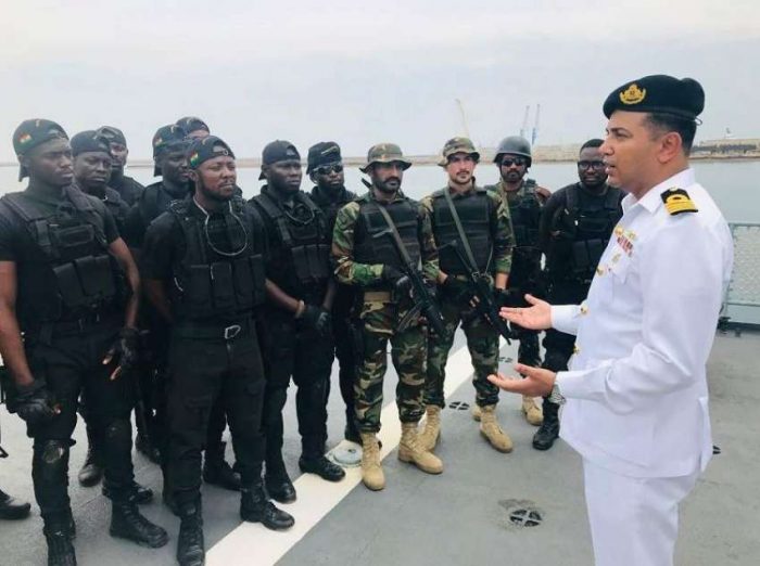 PAK NAVY Official with Naval Special Forces of Both the Countries