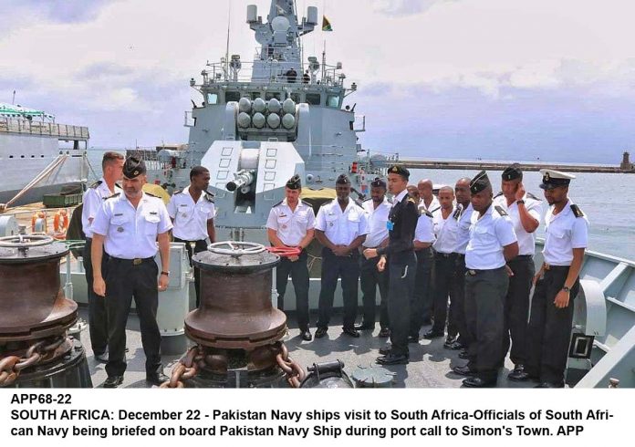 PAK NAVY Ships Reached South Africa As Part Of Overseas Deployment To Africa