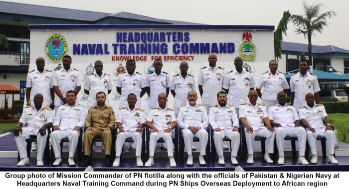 PAKISTAN NAVY Ships PNS MOAWIN and PNS ASLAT Visits Lagos Port Nigeria As Part Of Overseas Deployment To Africa