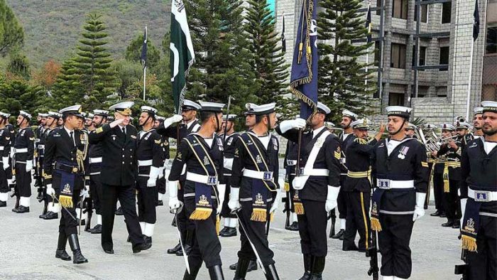 Russian Naval Chief Nikolai Yevmenov Visiting Guard of Honor