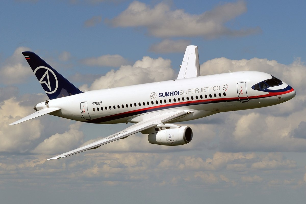 Russian Sukhoi SSJ 100 Jet