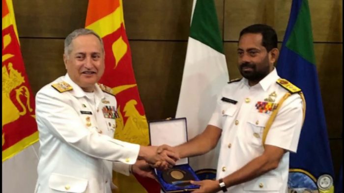 CHIEF OF NAVAL STAFF Admiral Zaffar Mahmood Abbasi Meeting with Sri Lankan Navy Commander