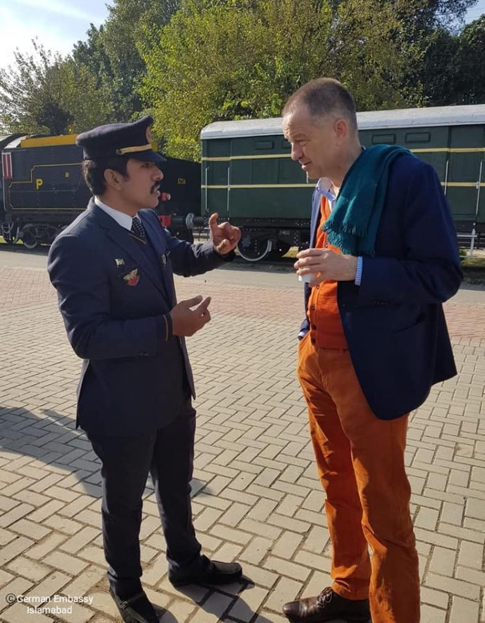 German Ambassador to PAKISTAN Bernhard Schlagheck Enjoy Epic Train Journey from Karachi to Islamabad