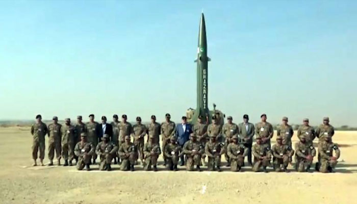 Ghaznavi Surface to Surface Ballisitc Missile Successful Training Launch