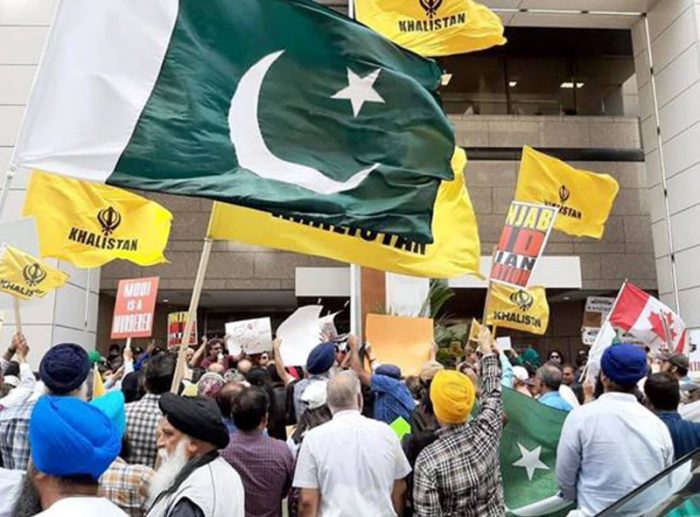 PAKISTAN Khalistan Flag Together