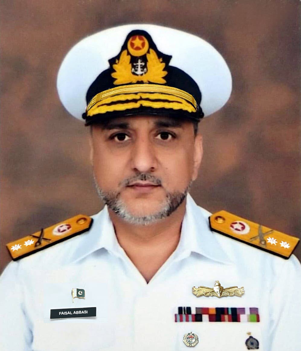 PAKISTAN NAVY Rear Admiral Faisal has been Abbasi Promoted