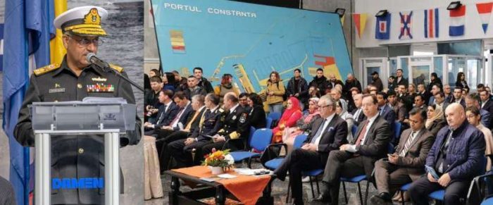 Addressing Ceremony of 2300 Tons DAMEN Offshore Patrol Vessel (OPV) PNS YARMOOK