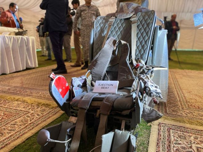 Aircraft Seat of indian wing commander ABHI NONE DONE