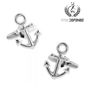 Anchor Silver 3D Cufflinks