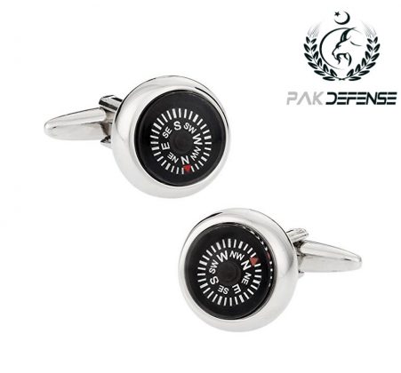 Antique Silver Compass Cufflinks