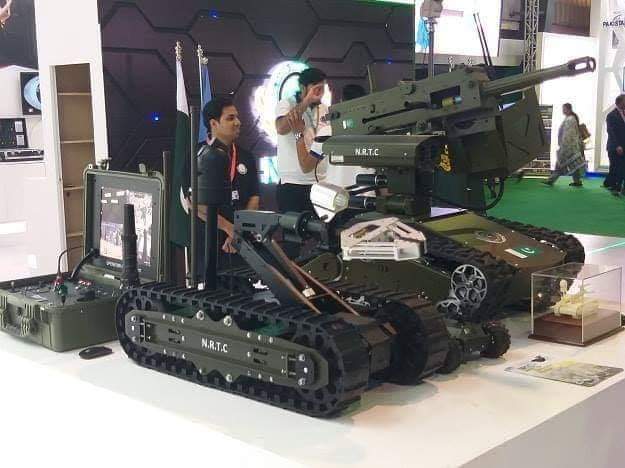 NRTC Rattle Remotely Unmanned 20mm Grenade Launcher Vehicle