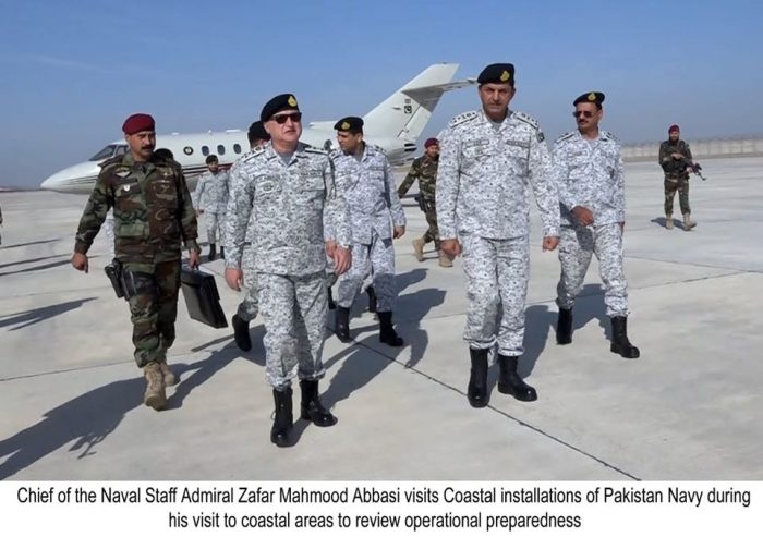 CNS Admiral Abbasi Reviewed Operational Readiness And PAKISTAN NAVY Installations At Gwadar and Turbat