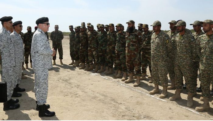 CNS Interacted Troops During Visit to Creeks Areas