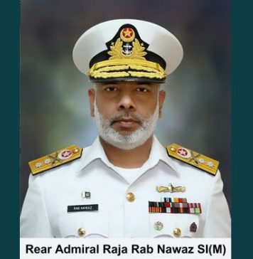 Commodore Raja Rab Nawaz promoted to the Rank of Rear Admiral