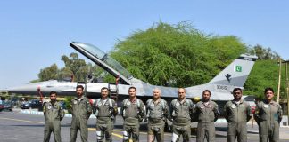 PAF CHIEF Flew Combat Training Mission in No 9 Multirole Squadron Unit Of Nauman Akram Shaheed MAIN PICTURE