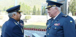 Ukraine Air Force Commander Colonel General Visits AIR HQ Rawalpindi
