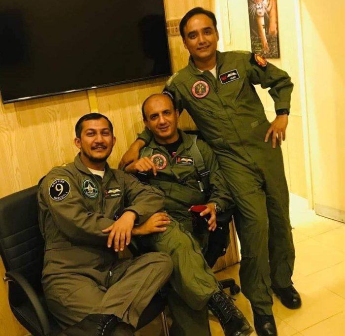 WING COMMANDER NAUMAN AKRAM SHAHEED WITH WING COMMANDER NAUMAN ALI