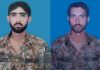 TWO PAKISTAN ARMY SOLDIERS MARTYRED IN IBO AT NORTH WAZIRISTAN