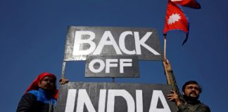 BACK-off indian from Nepal Protesters