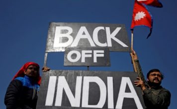 BACK-off indian from Nepal Protesters