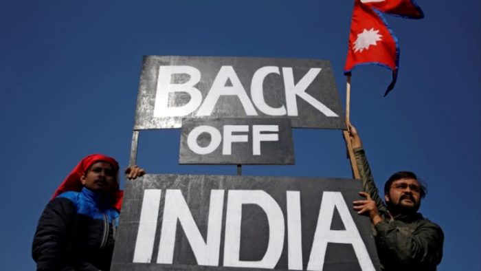 BACK-off indian from Nepal Protesters