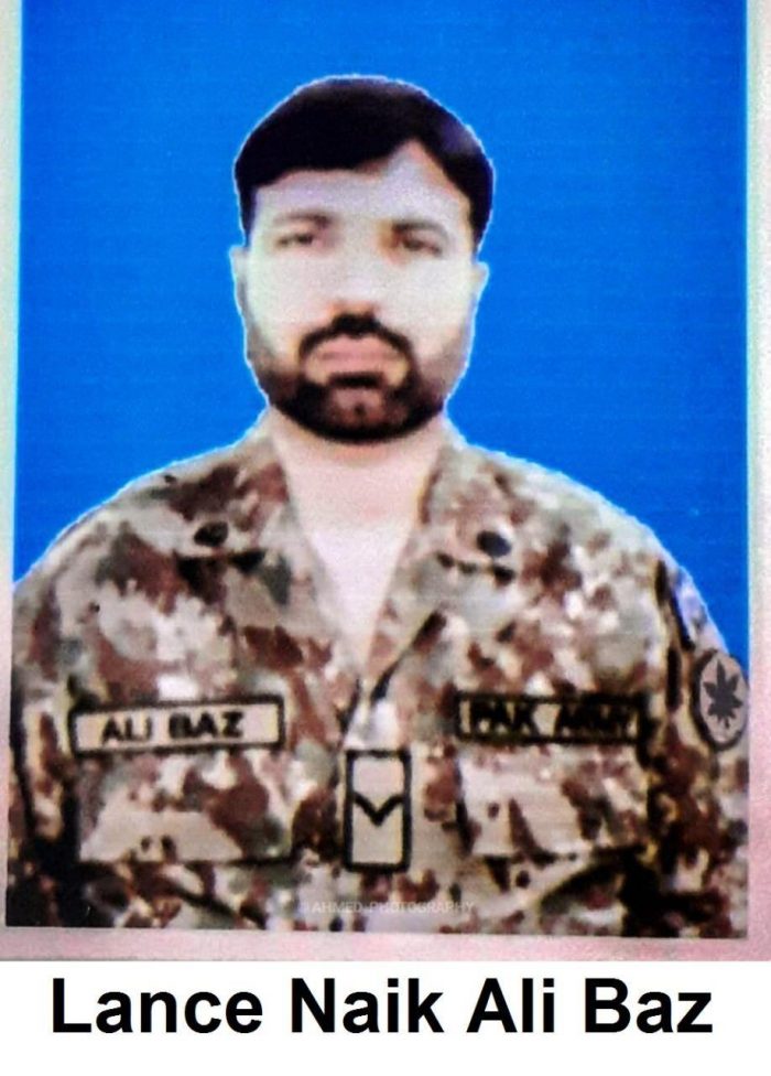 PAKISTAN ARMY LANCE NAYIK ALI BAZ SHAHEED