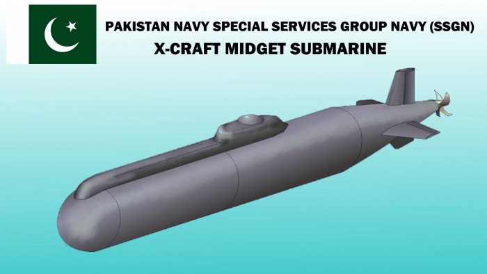 PAKISTAN NAVY X-CRAFT MIDGET SUBMARINE