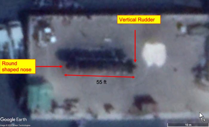 Second Satellite Image of PAKISTAN NAVY X-Craft Midget Submarine At PNS Iqbal, Karachi